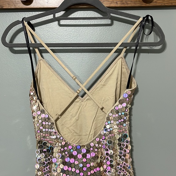 NBD x REVOLVE Ember Gown in Iridescent Gold
X by NBD sequin dress - Picture 6 of 10